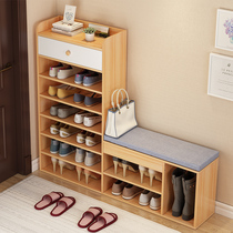 Shoe cabinet home door indoor large-capacity storage rack multi-storey economical simple seat and shoe shelf