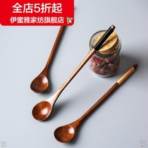 (New) Special New Honey coffee hot sale non-stick wooden spoon paint-free coffee promotion small wooden spoon