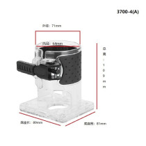 The trimming machine linear guide plate base plastic transparent parts woodworking engraving machine accessories backer protective cover screw