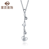 Cai hundred jewelry platinum Pt950 heart pendant tassel platinum pendant pendant platinum jewelry