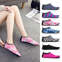 lelang beach diving shoes and socks snorkeling shoes adult men and women treadmill yoga soft shoes surf diving shoes