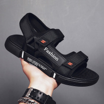 Mens sandals 2022 new summer outdoor sports casual beach shoe trendy outside wearing non-slip dual-use sandals