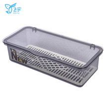 Kitchen chopstick box Plastic household dustproof chopstick cage storage rack tube knife fork spoon with lid drain tableware storage box
