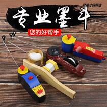 Ink bucket woodworking pay-off special fall-resistant plastic ink bucket line site scriber manual automatic wood bucket line drawing tool