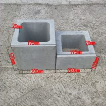 Cement hollow brick single hole decorative block hollow art concrete clear water wall brick Office bar landscaping