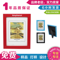 8-inch solid wood minimalist photo-frame Custom logo Print Character Advertisement Promotion Event Promotional Exhibition Handing Out Small Gifts