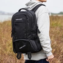 Fashion backpack mens large capacity long-distance travel bag business simple computer bag leisure student schoolbag mens bag
