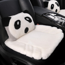 New winter pure wool car cushion three-piece set of sheep shear wool integrated without backrest plush cushion single piece