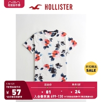 Hollister春夏季潮流基本款修身圆领短袖 T 恤 男 308292-1