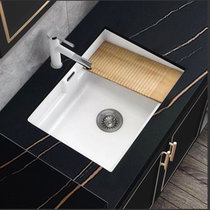 Subtable basin ceramic with washboard recessed balcony wash basin deepening laundry sink kitchen basin sink