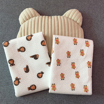 Urine-separating cushion baby boy table pure cotton waterproof washable breathable baby large size Four Seasons washed overnight Aunt Cartoon