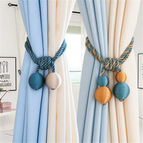Curtain buckle strap creative cute curtain strap a pair of curtain tie rope simple modern bedroom living room lace