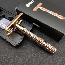 Bailey Shaver manual razor old stainless steel double-sided blade knife holder set mens beard blade scraper