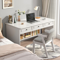 European dressing table desk integrated simple modern white home bedroom girl bedside simple table makeup table