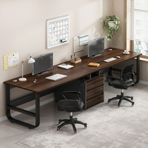 Office desk and chair combination double computer desk simple modern desk staff office furniture table