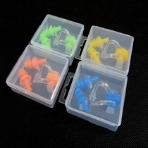 Boxed soft silicone earplugs nose clip set swimming equipment accessories Ear Nose Full set waterproof anti otitis media