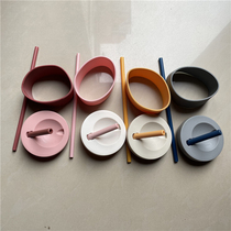 Little red book Uprada cup lid straw anti-hot ring accessories Net red suction tube Cup 700 ml