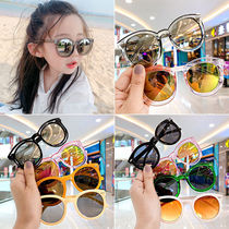 Children Shading Sunglasses Sunglasses Toddler Boy Girl Fashion Tide Baby Cute anti-UV toy glasses