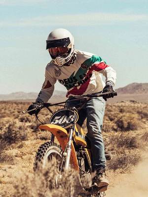 taobao agent Retro off-road breathable quick dry motorcycle, mountain train model, T-shirt, long sleeve