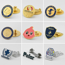 Metal Badge Set for Corporate Division Emblem Logo breast Needle Customized for the annual Keio Memorial Chests Medal Order Medal Order
