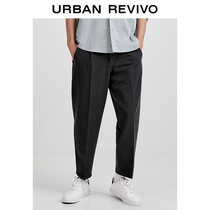  UR2021 autumn new mens professional commuter drooping profile loose straight trousers MF31S6GT2000