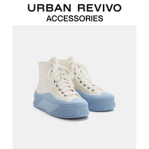 URBAN REVIVO 2021 SPRING and summer NEW WOMENs accessories SPORTS and leisure high-top shoes AY16BS5N2001