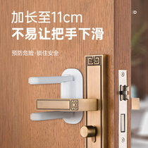 Outside door blocker door lock anti-theft artifact solitary security stainless steel door latch home door safety chain