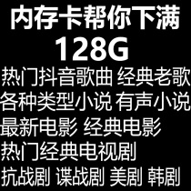 128G Memory Card Help Download Music ebook Film TV drama Audiobook Handheld MP4 Universal