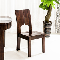 Huari home home nanmu family modern Chinese nanmu solid wood dining chair QA B038501101 home