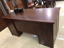 Huari home impression walnut series Solid wood word desk desk Storage storage table Modern simple solid wood