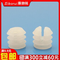 Furniture accessories plastic inner and outer teeth nut hammer connection nut expansion nut embedded nut plastic nut nut M6