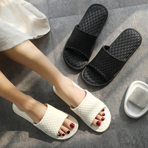 Slippers for men summer indoor couple home household non-slip deodorant bathroom bath soft bottom mute slippers for women