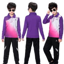 Table tennis suit mens quick-drying clothes sports long sleeve training competition team uniforms customized childrens table tennis clothing