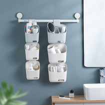 Bathroom Hanging Kitchen Garlic Bucket Hanging-style Toilet Wall Plastic Basket Bed