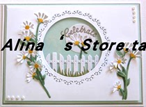 Cutting template DIY template cutting die Greeting card album Scrapbook Production tool Flower decoration