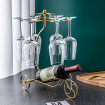 European-style red wine rack ornaments creative wine bottle rack red wine cup holder upside down household simple wine rack tall cup holder