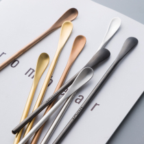 Long handle spoon Creative golden spoon Long ice spoon Household honey spoon stirring spoon Afternoon tea coffee stirring spoon