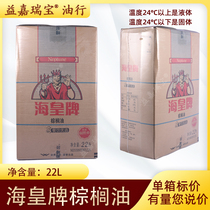 Haihuang palm oil 22L vegetable oil for frying fried chicken and French fries special oil resistant to frying Guangdong