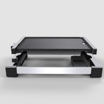 Barbecue Pan Electric Barbecue Home Barbecue Korean Smokeless Non-stick Separation Iron Plate Burial Pan Electric Barbecue Pot Barbecue Machine