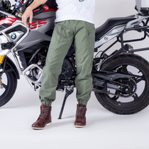 Four seasons new motorcycle overalls mens and womens stretch pants multi-pocket outdoor wear-resistant casual riding pants