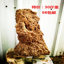  40 cm super absorbent stone Sheung Shui stone Rough stone wool stone rockery bonsai strange stone Air purification fish tank landscaping