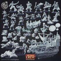 Cursed crew collection chess board game 3D printing model CastNPlay data stl high-precision material
