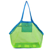 Beach net bag bag portable swimming bag increased capacity net bag bag toy storage outdoor swimming equipment