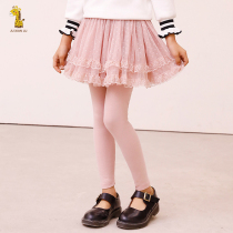 Girls Bottom Pants Dress Pants Fake Two Spring Autumn Outwear Foreign Air Mesh Yarn Baby Pants Skirt Spring Autumn Clothes Children Pants