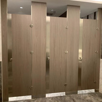 High public health interval Hotel school toilet squat pit shower room urinal block anti-fold special waterproof door panel