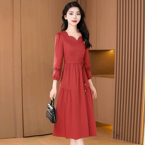 Свадебное платье, юбка, из хлопка и льна, коллекция 2023