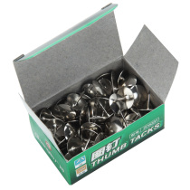 (10 boxes) Guangbo push nails big nails small I-shaped nails press nails round heads cork boards decorative nails silver nails Photo walls small nails fixed art nails
