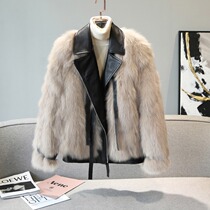 Tide brand imitation fur short coat women 2021 autumn and winter New Korean fashion temperament Hong Kong style thick jacket top