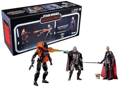 taobao agent Spot Hasbro Star Wars 3.75 Mandalore TV version Gugu rescue operation 4-person set doll