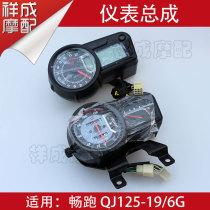 Qianjiang Chang Run QJ125-19-6G Motorcycle Instrument Code Meter Odometer Assembly LCD